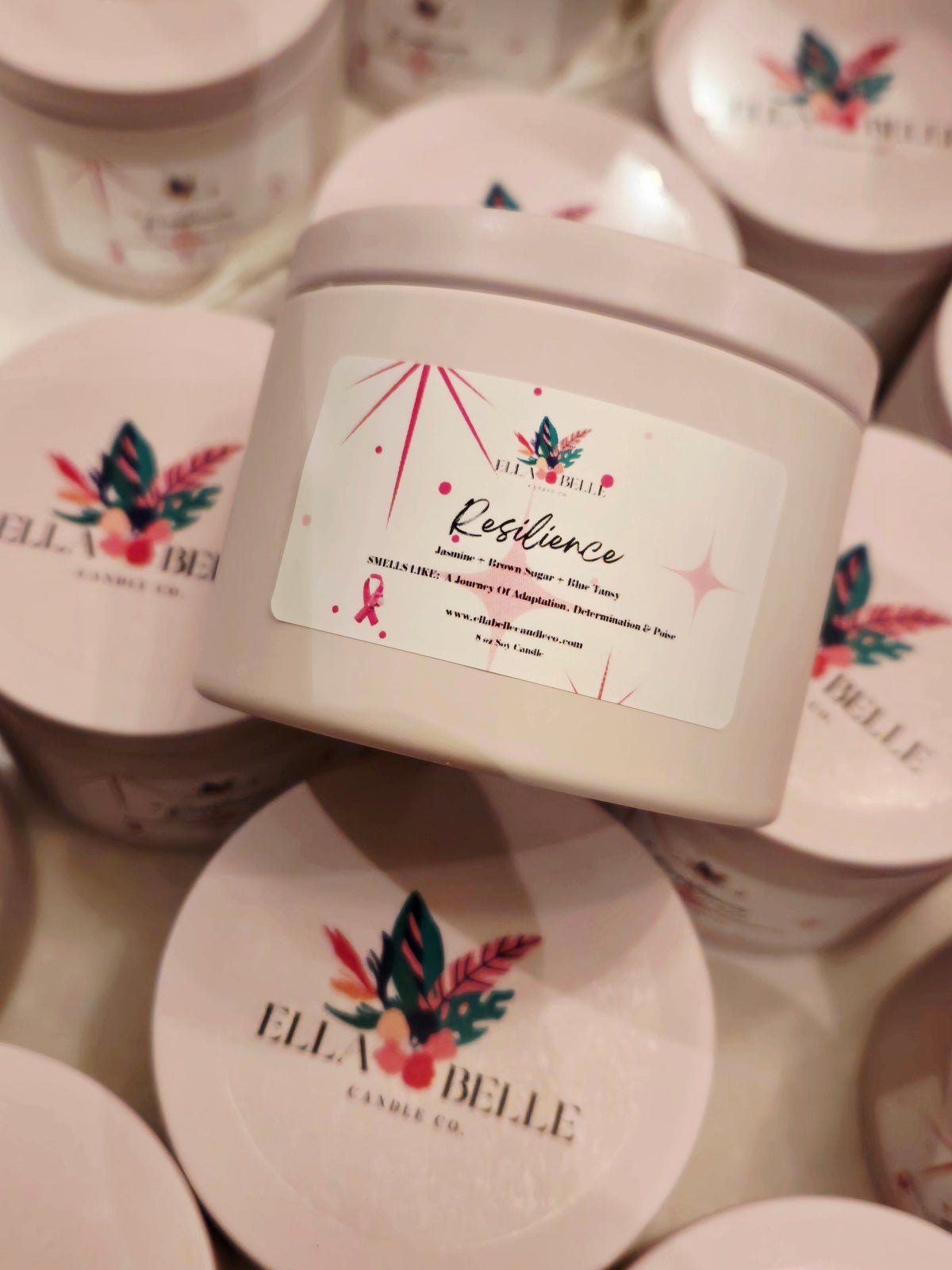 Resilience Limited Edition Breast Cancer Awareness Candle